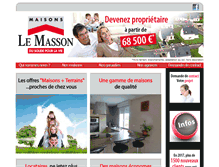 Tablet Screenshot of maisonslemasson.com